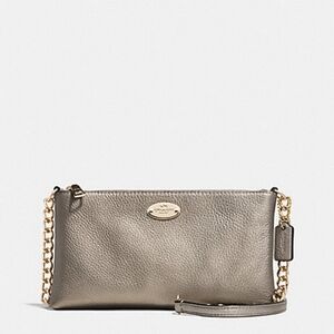 COACH F52709 QUINN CROSSBODY IN PEBBLE LEATHER